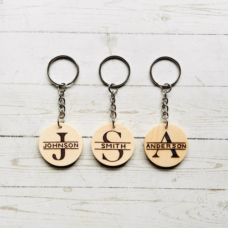 Custom Wooden Keychains